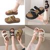 Stylish Summer Women's Sandals With Thick Sole And Elegant Design In Beige Green And Black