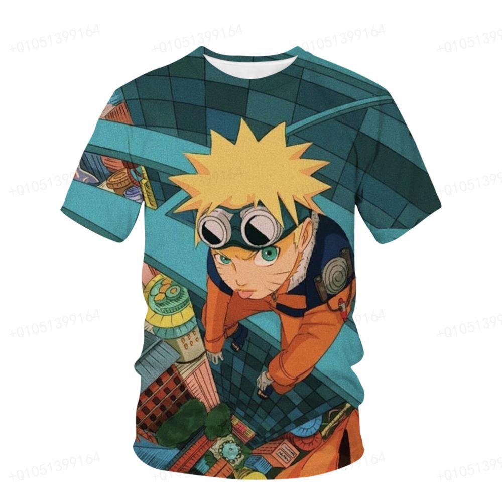 

Футболка с принтом «Наруто» для мальчиков и девочек, детская повседневная футболка с принтом «Наруто», круглый вырез, короткий рукав, детская футболка 2024 г. 6XL