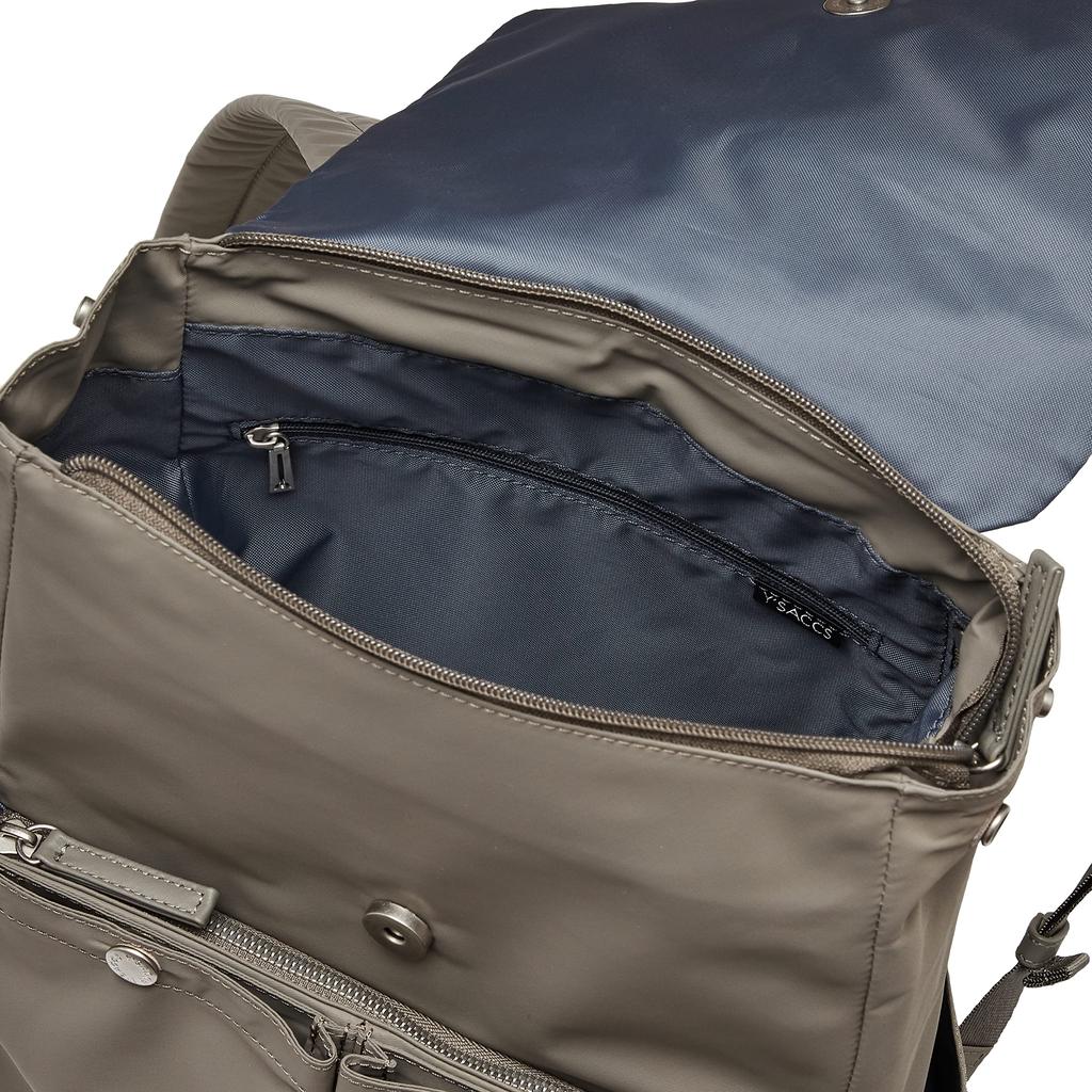 Isaac Damen Doppelhaken Tasche Rucksack, 2000802, Greige (26), Freie Größe