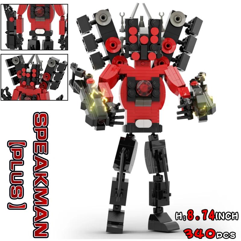 New Skibidi Toilet Weapon Titan TVMan Action Figure Building Block Toys For Boys Cameraman Bricks DIY Model For Kid Adult Gifts