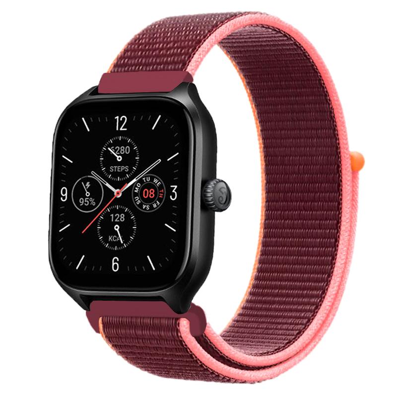 20mm 22mm Nylon Bandje voor Amazfit Balance 2 1/GTR 4 3 Pro 47mm/Bip 6 5 Sport Horlogeband Correa voor Amazfit Active 2/GTS 4 3 Riem