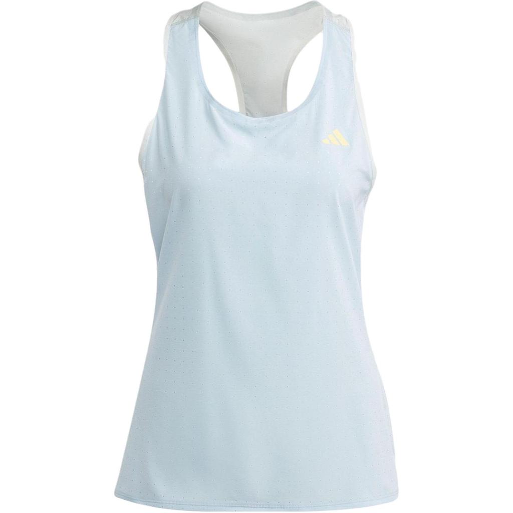 Adidas Letter Print Quick-Dry Running Sports Vest Women Vests Blue Silver-Gray IK3994