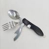 Comfortable Grip Multifunctional tableware Detachable Design Folding tool  Sports Camping