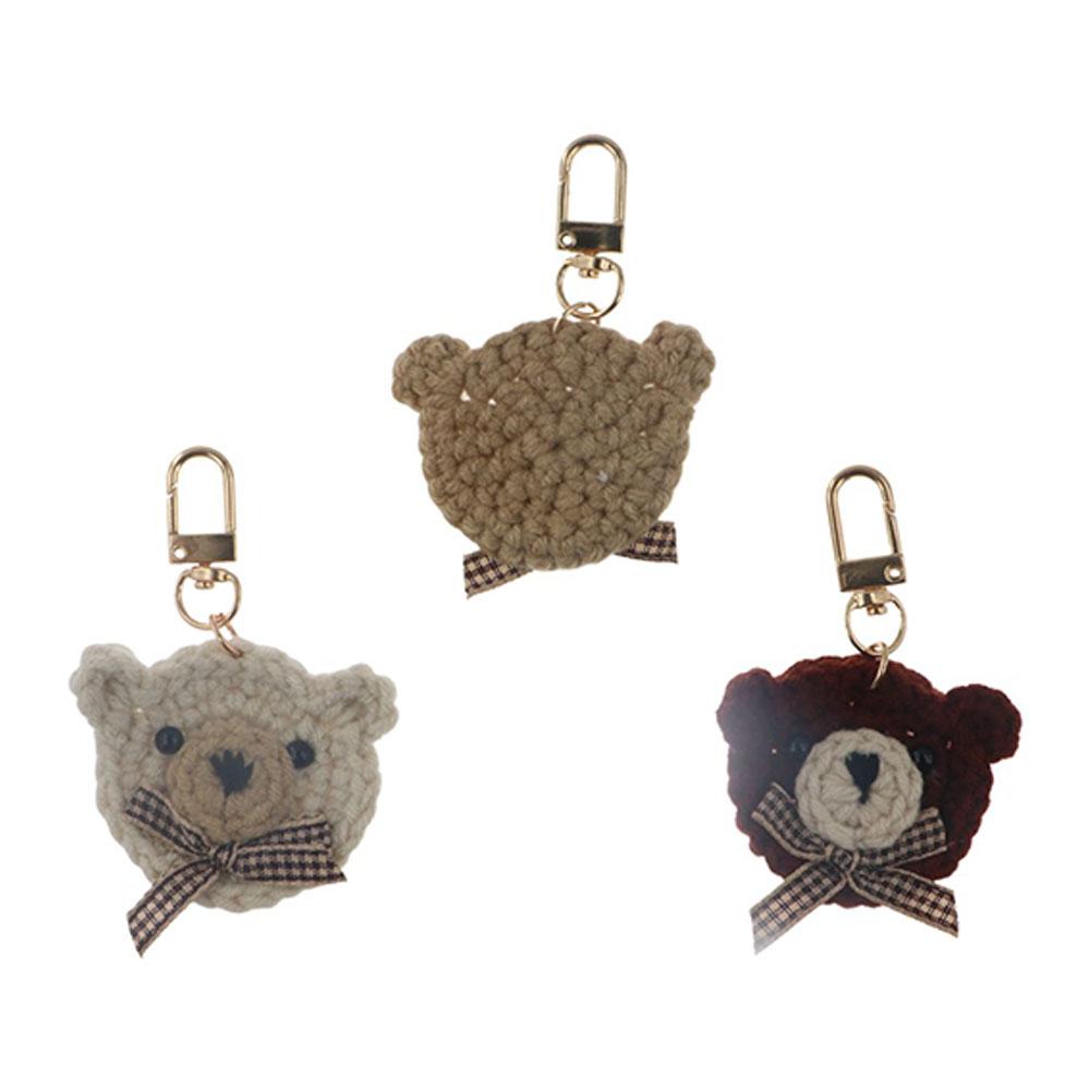 Car Accessory Knitting Wool Bag Pendant Girls Key Chain Schoolbag Pendant Korean Style Key Chain