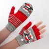 Women's Winter Knitted Wool Flip-Top Fingerless Gloves - Cute, Warm, Cold-Proof