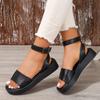 New Summer Platform Sandals – One-Band Casual Thick Sole Sandals, Large-Size Comfortable Women's Footwear