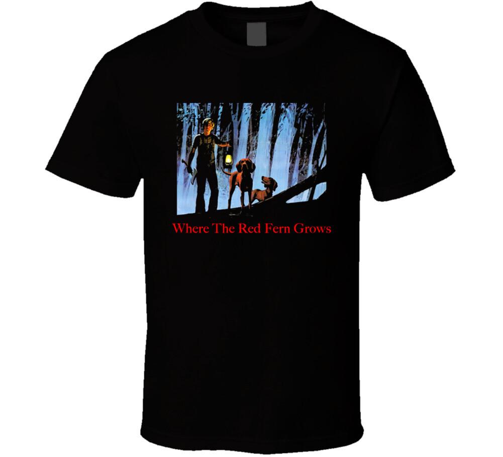 Where The Red Fern Grows T Shirt Mens Womens Tees Top S