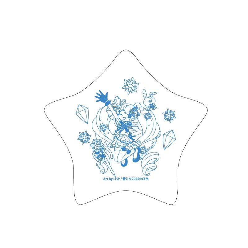 

SNOW MIKU2025 01 Snow Miku Rabbit Yukine Tray & [Original Illustration] Star-Shaped