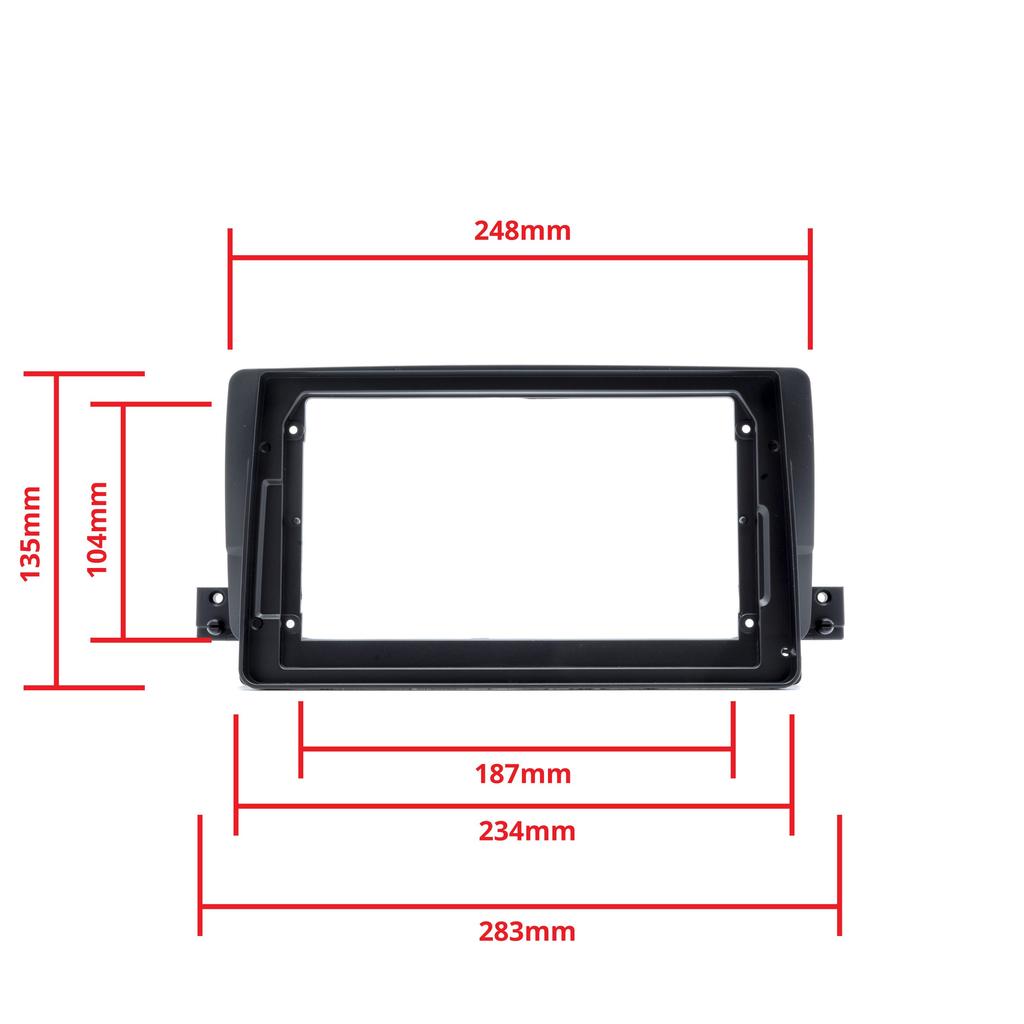 9" Radio Fascia Masking For Bmw 3 E46 1998-2005
