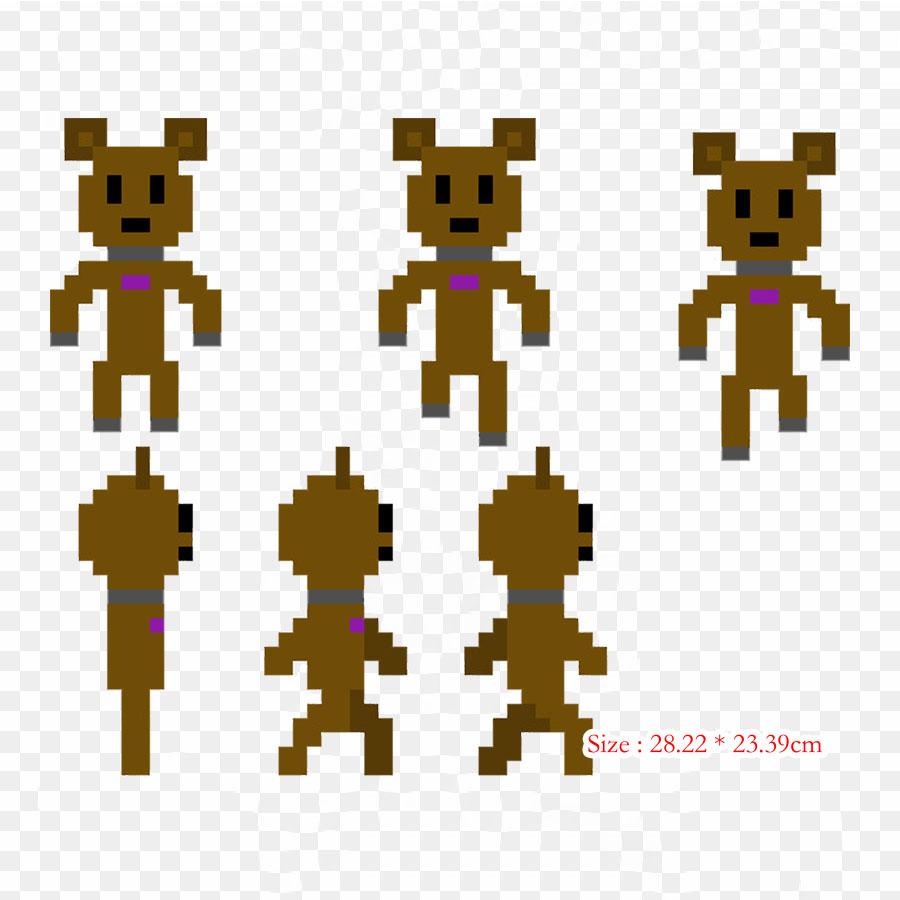 Five Nights At Freddy's 2 Floral Design Iron-on Transfers For Clothing Tshirt Bag Heat Transfer Stickers Iron On Patches