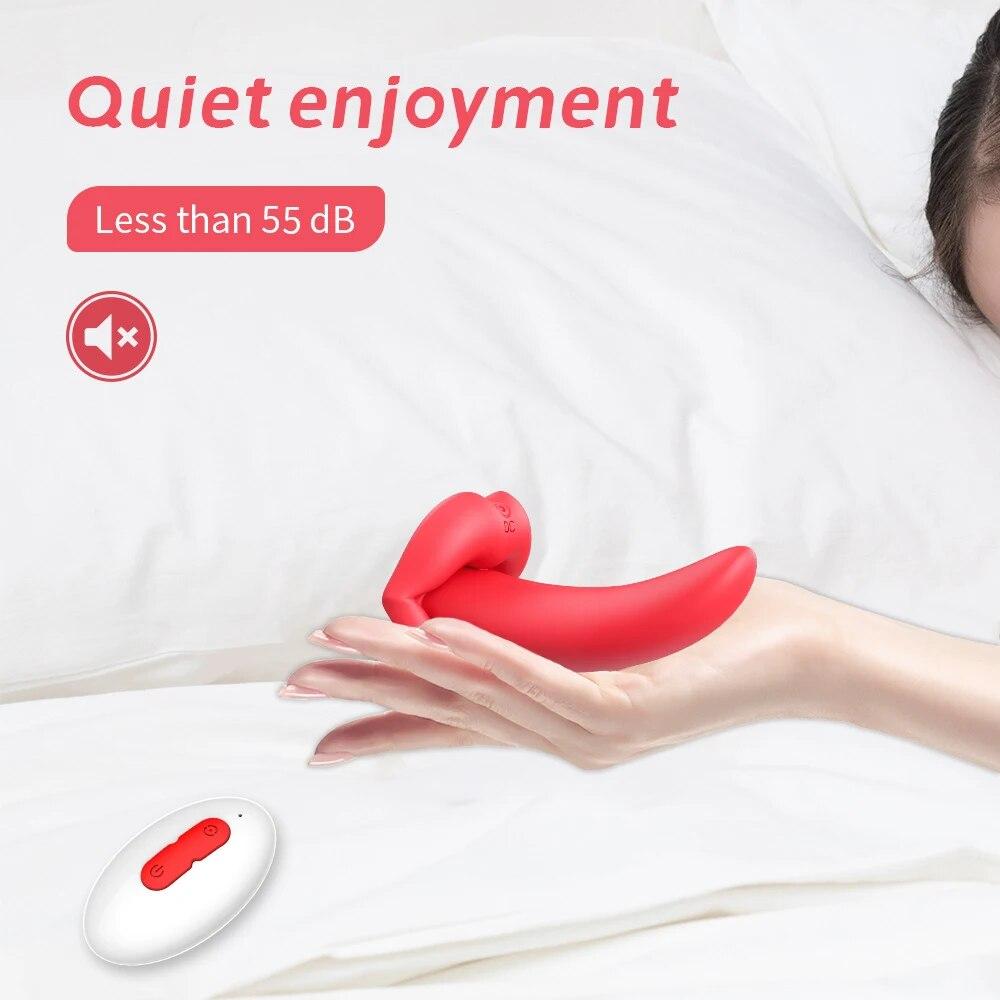 Fernbedienung Vibrator für Frauen Höschen Zunge Lecken Oral Klitoris Stimulator G-punkt Massagegerät Weibliche Erwachsene Waren Sex Spielzeug
