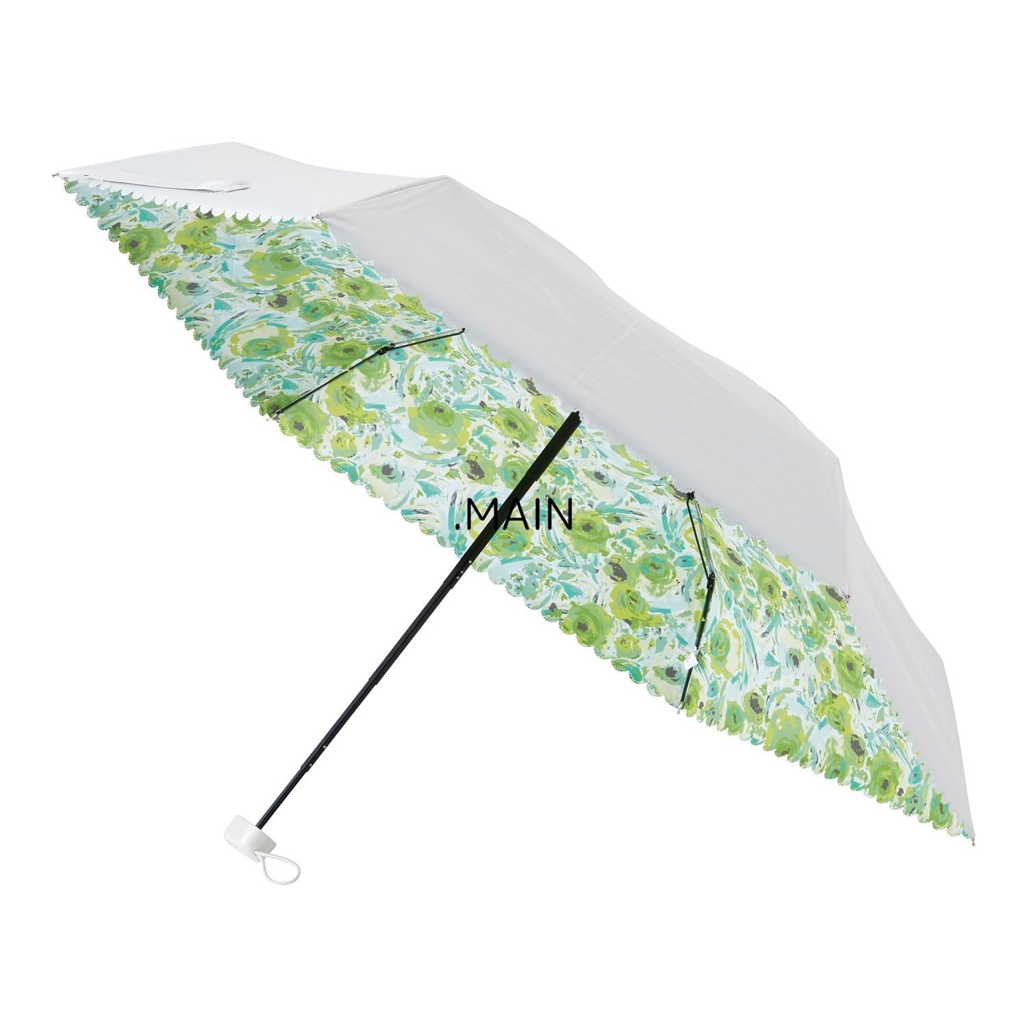 

Esta Folding First Class Sun UV For Sunny and Rainy Pattern Print on the White [Moonbat] Parasol, Umbrella, Compact, Lightweight, Protection, білий