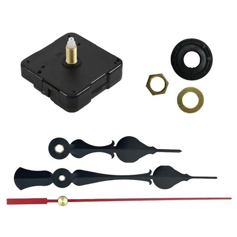 Reliable Quartzs Clock Mechanism Movement Replacement Set Includes Hands And Hardware Part For Easily Home Decoration