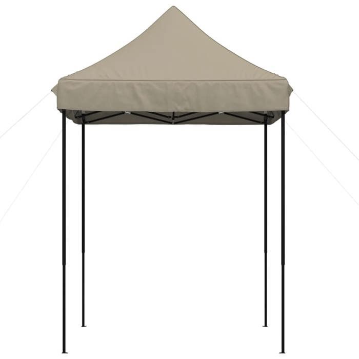 VidaXL Folding Retractable Reception Tent Taupe 200x200x306 Cm, Tent, Awning Tent, Gazebo Awning, Gazebo Tent, 4004986