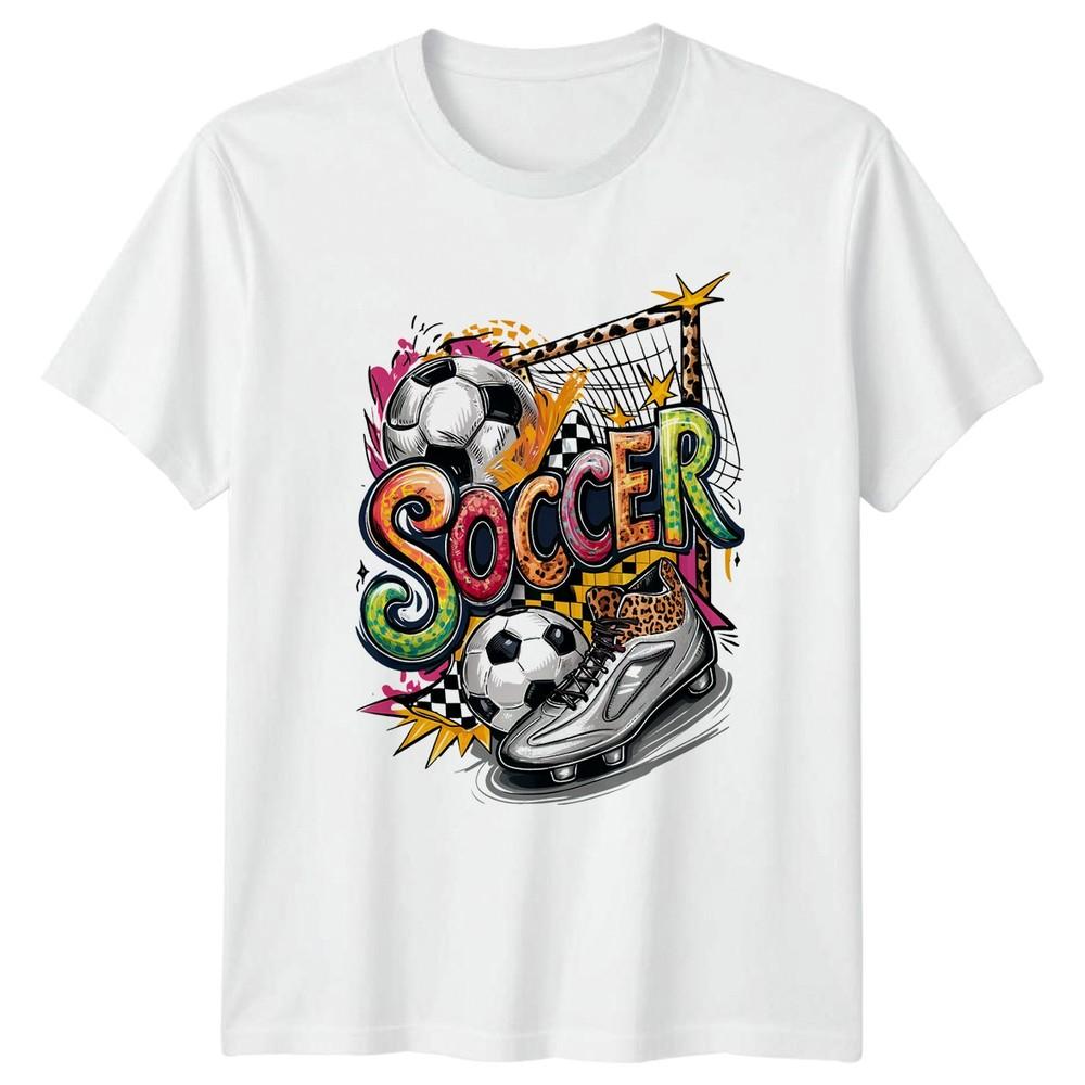 Soccer TShirt Urban Street Art Sports Birthday Gift For Him And Her S
