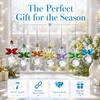 7pcs Xmas Tree Christmas Tree Ornaments Glass Ball Crystal Angel Hanging Decor  Winter Party