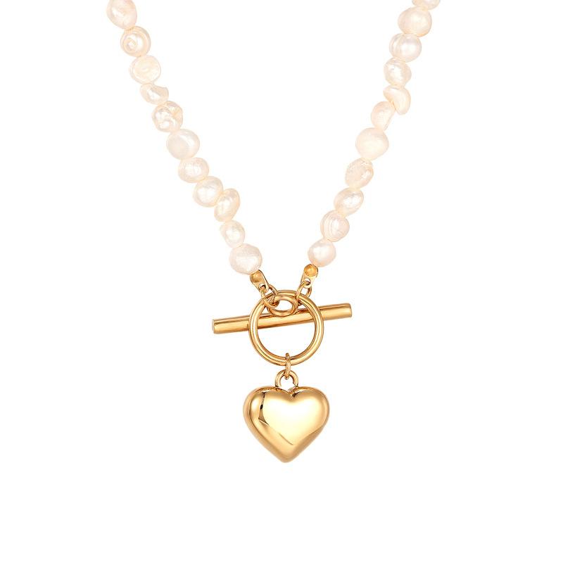 

Сращивание пресноводных бусин ожерелье женское ins стиль ожерелье простая любовь круглая цепочка из бусин