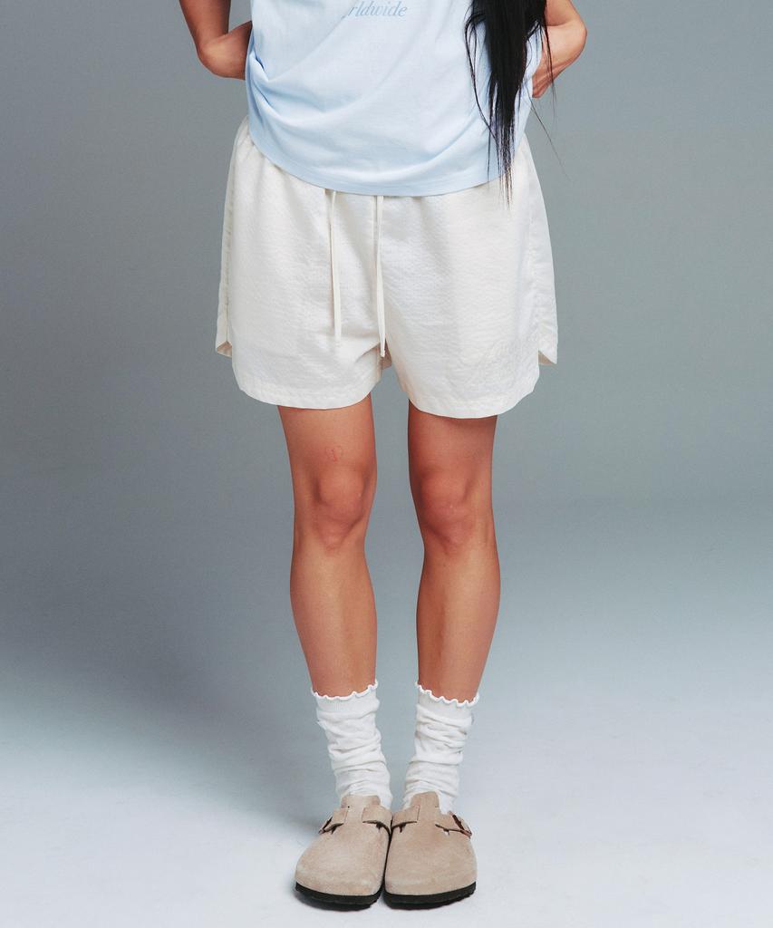 AMES-WORLDWIDE Classic Stripe Easy Shorts Ivory