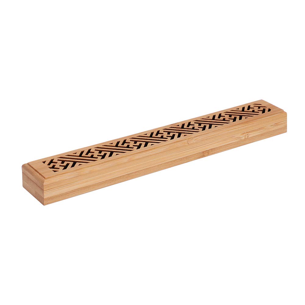 

Horizontal Incense Burner, Incense Stick Burner, Incense Dishes, Made of Camphor Bamboo with Non-flammable Cotton, Horizontal Type, Wooden Incense