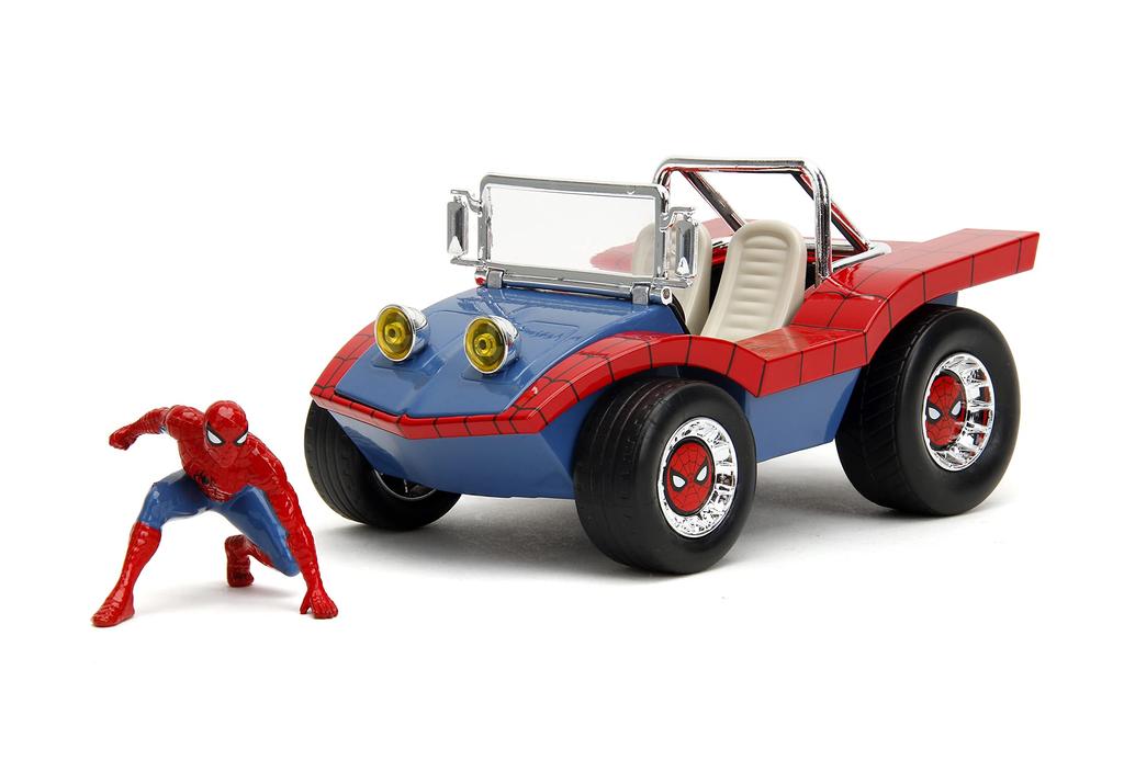 Miniautíčko MARVEL BUGGY 124 SPIDER-MAN a Spider-Man