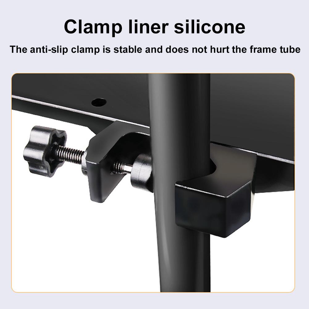 Sound Card Tray Universal Mic Stand Tray Clamp On Utility Shelf Stand for Live Tripod Bracket Phone Holder
