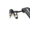 Cables Slim Audio Cable TA3F Female to Locking Right Angle Sennheiser EK 2000 Sony UWP Sound Devices 633 688 Balanced Output Alvin's Mini-XLR 3-pin -