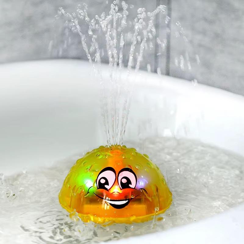 Bath Toy Ball Spray Light Rotating Shower Pool Children Toys Children Toddler Swimming Party Bathroom LED Light Toy Gift