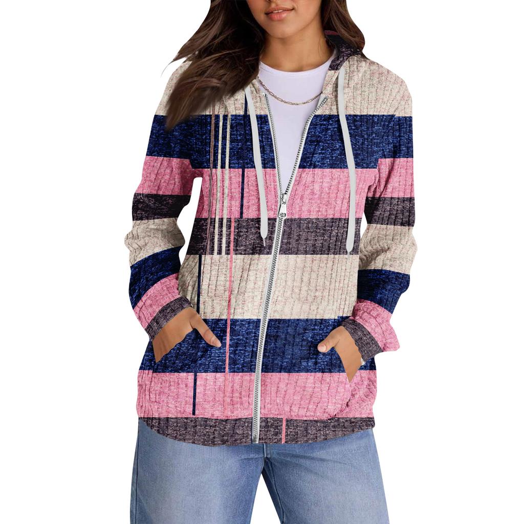 Mikiny pro ženy Trendy topy Ležérní Podzimní Móda Mikina s dlouhým rukávem S kapsami Svetr Lehký