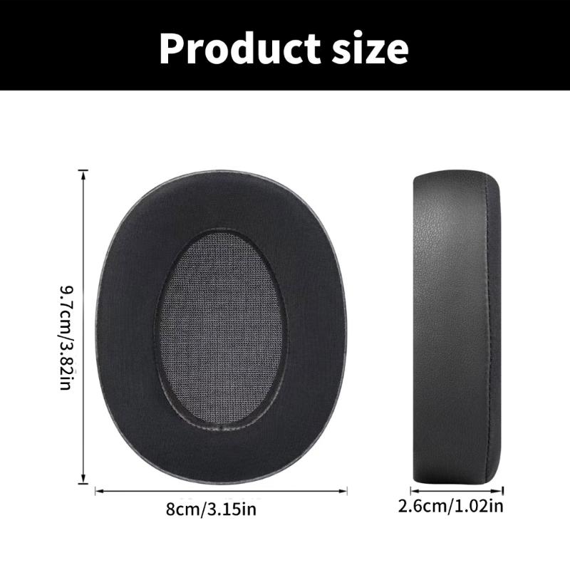 Memory Foam Earpads Set for MDR100ABN On Ear Headphones, Enhances Sound Isolation Memory Foam Cushions Replacement