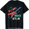 Youth Future Rockstar T-Shirt - Guitar Music Boys Girls Tee T-Shirt Cotton Unisex Summer Tops Print Original Design Gifts Tsh...