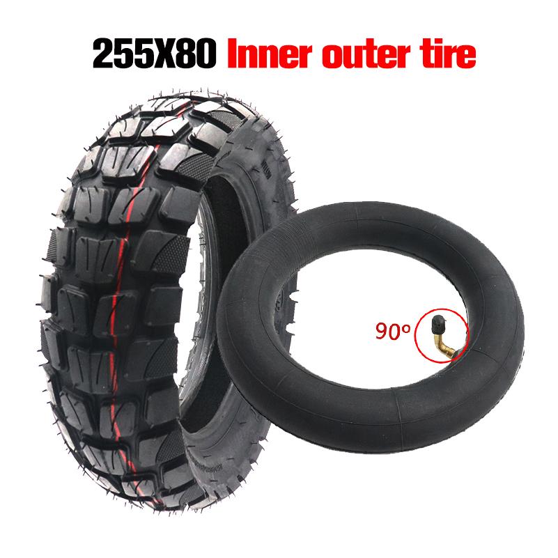 Original 255x80 Outer Tire For KuKirin G2 Max/G2 Master/G3 Pro Kickscooter 80/65-6 10×2.5 Inner Tube Off Road Inflatable Tyre