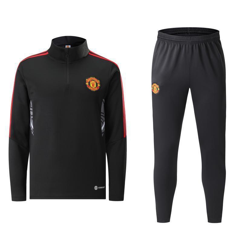 Kids Long Sleeve Half-Zip Tracksuit Set