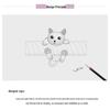 Yinziyun S925 Silver Cat DIY Bracelet Beads - Cute Animal Charm (BSC208)