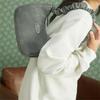 Champion Twisted Underarm Bag Script Logo Enamel Tag Pleated Hair Tie Shoulder Strap Casual Versatile Synthetic Leather Shoulder Bag Small U4AACPU14