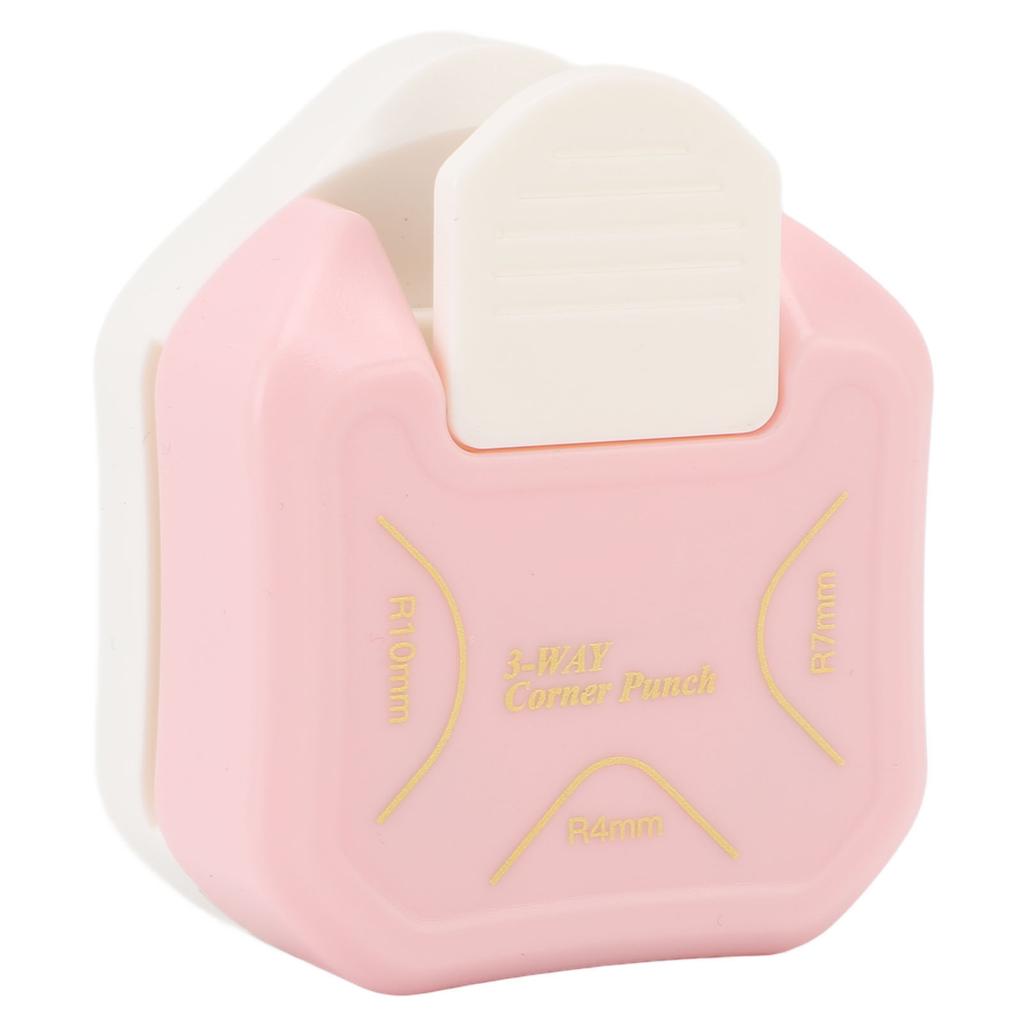 3 in 1 Papier Eckenabschneider R4mm R7mm R10mm Abrunder Stanzer für Karton Foto Scrapbooking Basteln