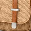 Women's PU Shoulder Bag Multi-compartment Double-use Handbag Soft Leather Crossbody Bag