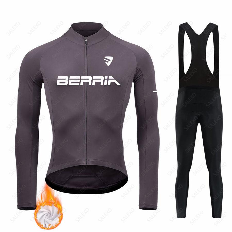 Men Thermal Fleece MTB Bike Clothes Ciclismo Uniform Maillot Hombre Bicycle Clothing Suit Cycling Suit Set with Plush Insulation for Winter 2026