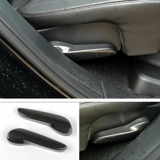 For 11- Jeep Grand Cherokee Carbon Fiber Rear Seat Handle Switch Cover Trim