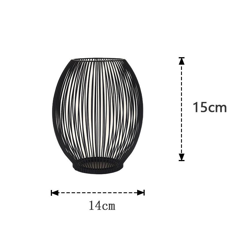 Черный фонарь подсвечник винтажный железный подсвечник романтический рождественский подсвечник реквизит для съемки украшение стола для дома