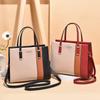 Handbag Woman Ctrasting Color Handbag Large Capacity Mother Fashi Single Shoulder Crossbody Bags for Women