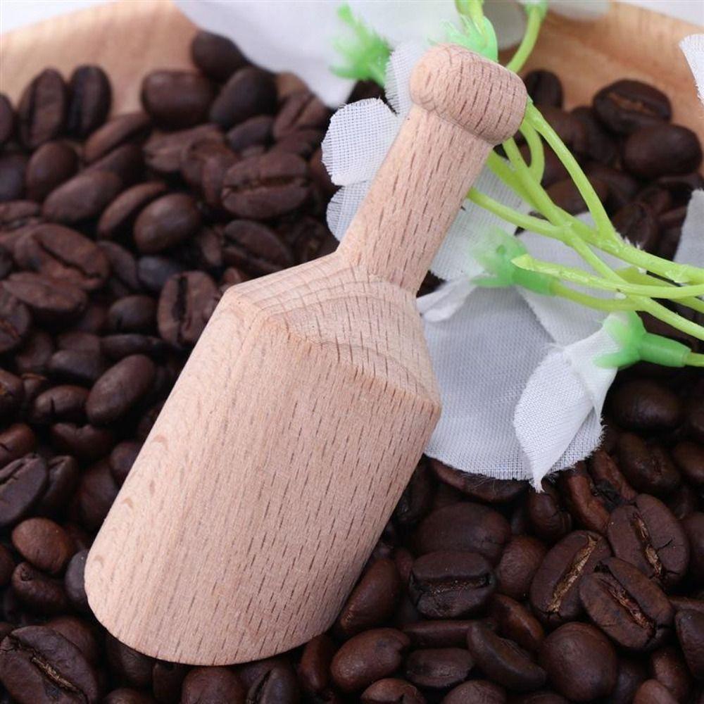 Kitchenware Wooden Unpainted Pharmaceutical Wood Spoons Bath Salt Spoon Tea Spoon Seasoning Spoon