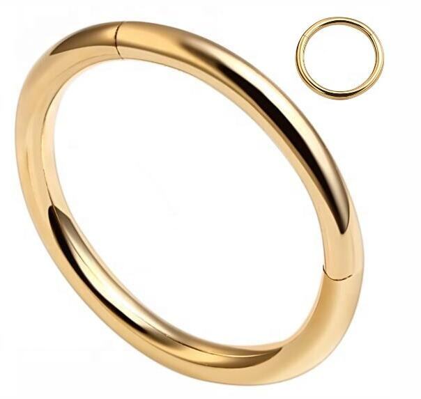 14k Solid Gold Segment Ring Vintage