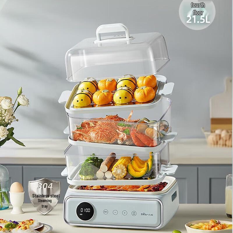 Bear Electric Steamer and Cooker DZG-P20W7 CN plug (adapter included)
