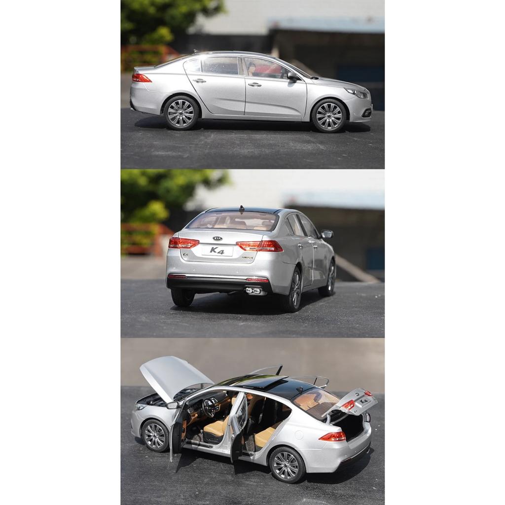 1/18 KIA K4 Alloy Car Model Die Cast Metal Toy Vehicles Simulation Model Car Static Ornament Collection Boy Children's Toy Gifts
