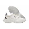 FILA Comfortable Versatile Fabric Synthetic Leather Low Top Running Shoes Women sneaker Bright-White F12W114208FWM