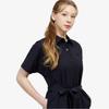 Lacoste Women's Belted Short-Sleeve Shirt Dress EF306E-56GHDE