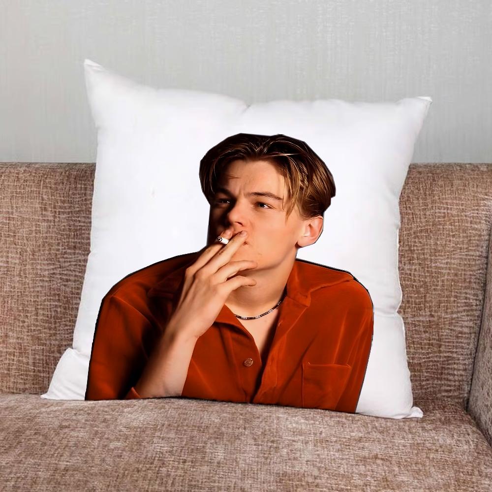 SCHAUSPIELER L-Leonardo D-DiCaprio Kissenbezug Für Zuhause Schlafzimmer Auto Büro Dekoration Wohnzimmer Sofakissenbezug Geeignet