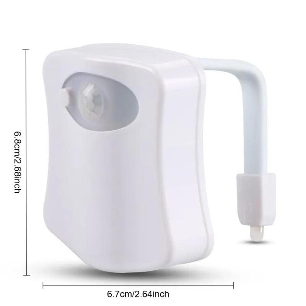 Toilet Night Light Motion Sensor Light Toilet LED Light 8/16 Color Rechargeable LED Night Lamp For Bathroom Washroom Decoration