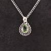 Natural Green Amethyst Sterling Silver Handmade Wife Gift Unique Pendant Jewelry PP-26-43