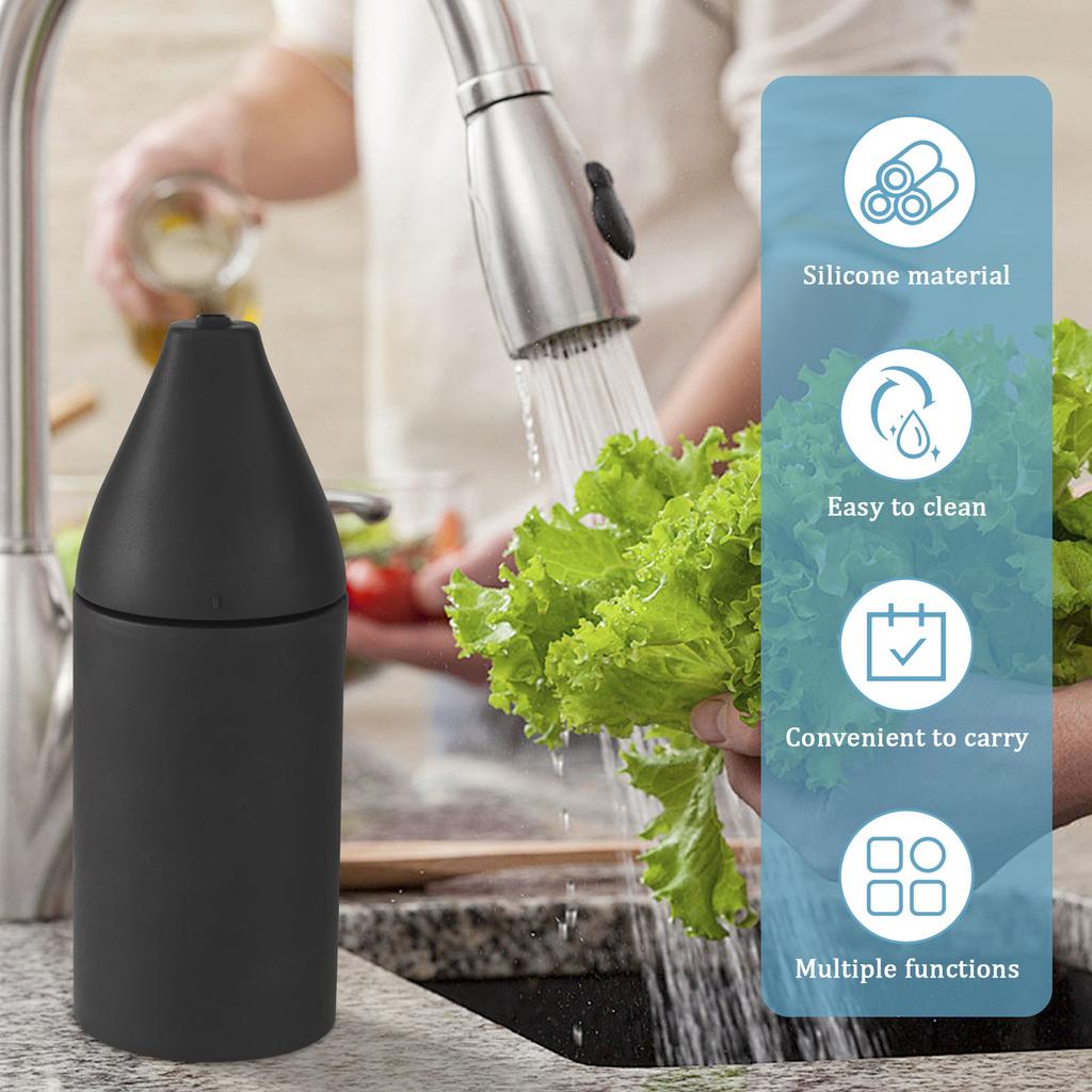 200ml Silicone Soap Dispenser Refillable Dish Soap Squeeze Bottle Leakproof Washing Liquid Shampoo Conditioner Dispenser